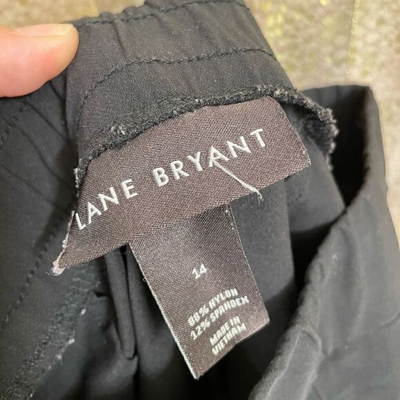 Lane Bryant On The Go black skim ankle pants, size 14 NWOT - Picture 5 of 5